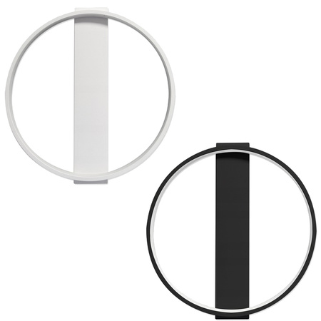 Lampa sufitowa okrągła PLAFON LED żyrandol 33W 3000K-6500K czarny + pilot