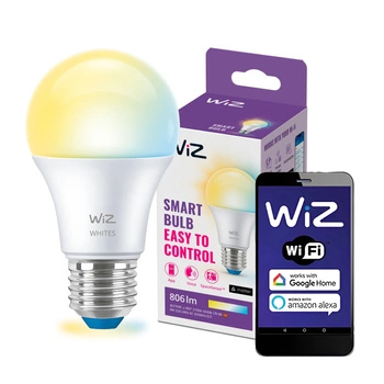 Żarówka LED E27 A60 8W = 60W 2700-6500K SMART WiFi WiZ