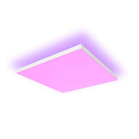 Panel LED Lampa Sufitowa Natynkowa 60x60 cm 67W 4850lm IP20 White and Color Ambiance RGB + TW Biała Inteligentna SMART Zigbee Bluetooth Datura Philips HUE