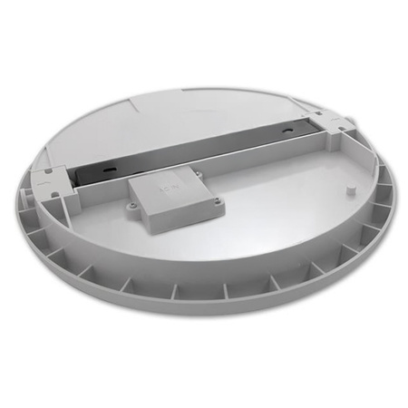 Plafon LED Lampa Sufitowa Łazienkowy Natynkowy 22W lm 4000K Neutralny 120° z Czujnikiem Ruchu Okrągły Biały IP65 Midas Masterled