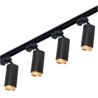 ZESTAW Szynoprzewód Listwa Szyna 1m + 4x Lampa Sufitowa Reflektor GU10 Oświetlenie Szynowe LUMILED