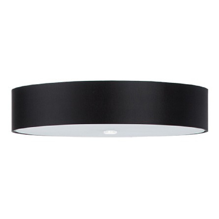 Lampa Sufitowa Plafon 5x E27 Oprawa Natynkowa Geometryczna Czarna Minimalistyczna Skala Sollux