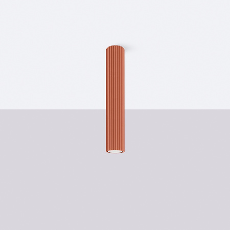 Lampa Sufitowa Reflektor Tuba Spot 1x GU10 Ochra Czerwona Karbon Deep Space SL.1628 Sollux