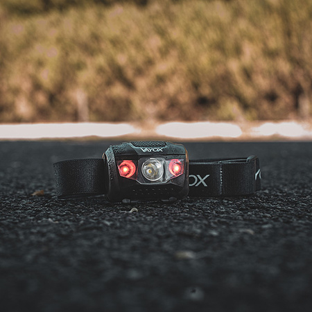 Latarka Akumulatorowa Czołowa 100lm LED + 2x LED VA0178 VAYOX