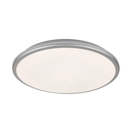 Plafon LED Lampa Sufitowa Oprawa Ścienna Natynkowa 45W Srebrny Nowoczesny Engon Rabalux