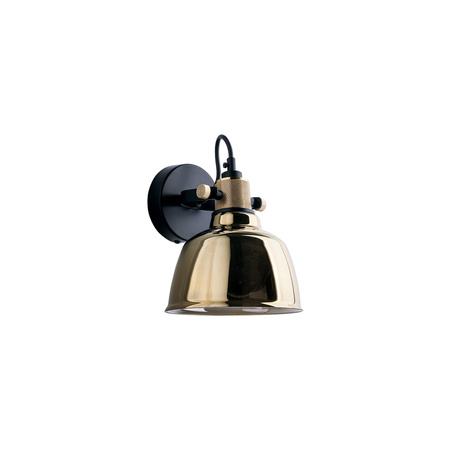 Kinkiet Ścienny Lampa Natynkowa E27 Złota Industrialny AMALFI 9155 Nowodvorski
