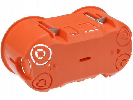 Puszka Elektryczna Podwójna PK60 2x68 Głęboka do Płyt Gipsowych Regips + Wkręty PAWBOL