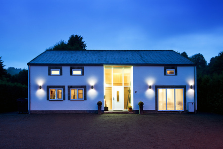 Lampa Ogrodowa Zewnętrzna Kinkiet Elewacyjny LED GU10 IP65 IK06 Szary Endura Ledvance