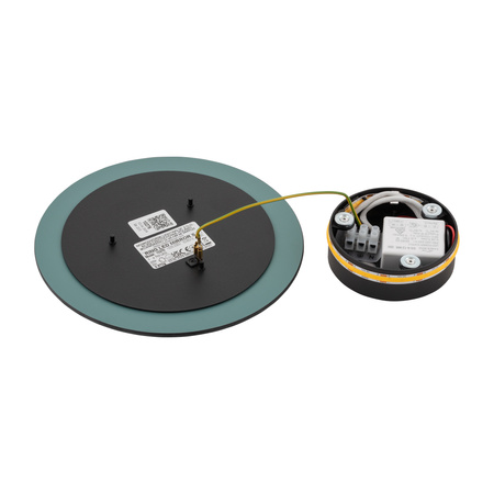 Kinkiet Ścienny Lampa Natynkowa LED 7W 30lm 3000K Ciepła Srebrna Nowoczesna RING MIRROR LED S 10276 Nowodvorski