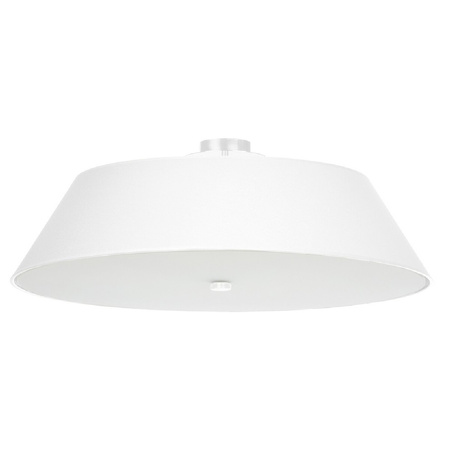 Lampa Sufitowa Plafon 5x E27 Oprawa Natynkowa Geometryczna Biała Minimalistyczna Vega Sollux