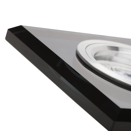 Oprawa sufitowa podtynkowa MORTA GU5.3 12AC/DC Kwadratowa Transparentna KANLUX