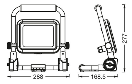 Reflektor LED Naświetlacz Lampa Robocza 30W 3000lm 6500K Przenośna Halogen Worklight LEDVANCE