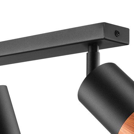 Lampa Sufitowa AURORA 3xE27 Czarna LM-3.151 Lamkur