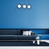 Lampa wisząca BOSTON 3xE14 Czarne Obręcze Geometryczne Loft MLP5595 Milagro Metal + Szkło