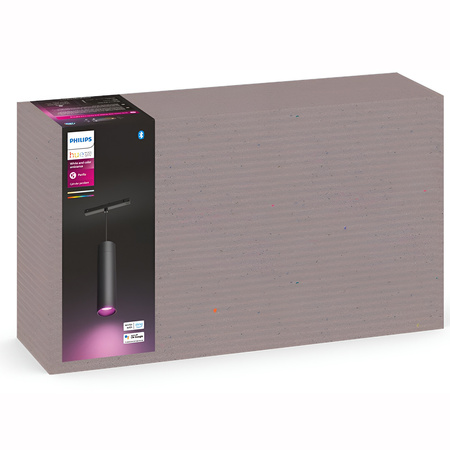 Lampa Sufitowa Oprawa Wisząca LED Perifo Czarna 5,2W CCT RGB Philips HUE Bluetooth