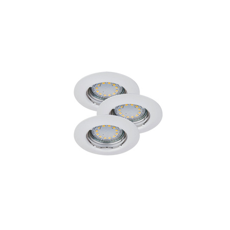 Oprawa Podtynkowa Lampa Punktowa SPOT 3W 240lm 3000K GU10 Biały Minimalistyczny IP44/IP40 Lite Rabalux