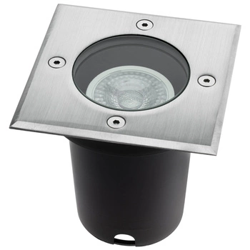 Lampa ogrodowa najazdowa gruntowa LED GU10 Kwadratowa IP66 IK09