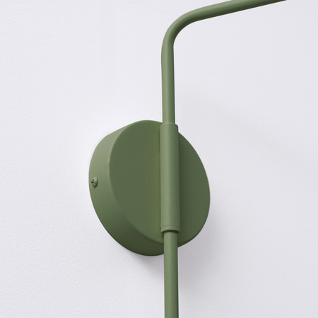 Lampa Ścienna Kinkiet E14 Zielony Oliwkowy NOX Crimson SL.1700 Sollux