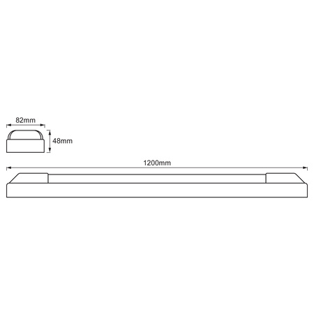 Lampa LED Oprawa Liniowa 50W 5100lm 4000K Neutralna 120cm POWER BATTEN LEDVANCE