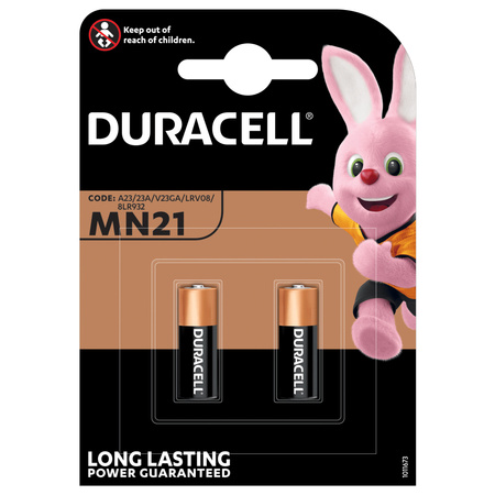 Baterie specjalistyczne DURACELL MN21 A23 V23GA 12V Blister 2szt