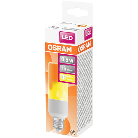Żarówka Płomyk LED E27 0,5W 10lm 1500K Ciepła 330° OSRAM STAR FLAME