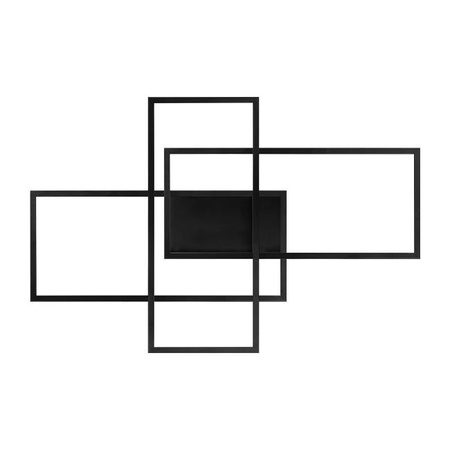 Lampa Sufitowa Żyrandol LED 72W CCT GALAXIS ORION Czarny + Pilot Sterujący