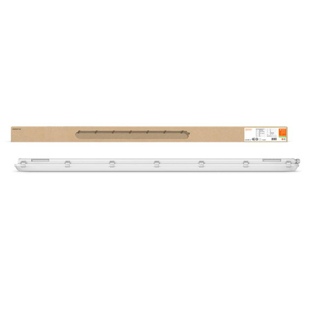 Lampa Oprawa Hermetyczna LED Pyłoszczelna 46W 6400lm 6500K Zimna Ściemnialna IP65 IK08 Szary Dampproof Ledvance