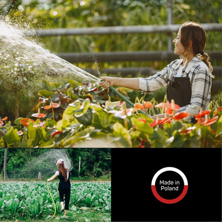 Wąż Ogrodowy do Wody 4 Warstwowy z Oplotem 1/2" 50m Mocny QUATTRO CELLFAST