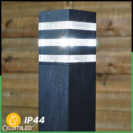 Lampa Ogrodowa Słupek Zewnętrzny Stojący E27 LED TAXUS 2 50cm LUMILED