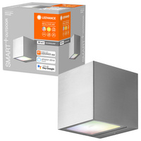 Inteligentny kinkiet elewacyjny LEDVANCE WIFI SMART+ BRICK WALL SILVER GREY 14W 550 lm LEDVANCE