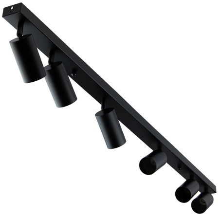 Lampa Sufitowa Plafon SPOT TUBA Reflektor Oprawa Halogenowa Skośna 6x GU10 TABULA LUMILED