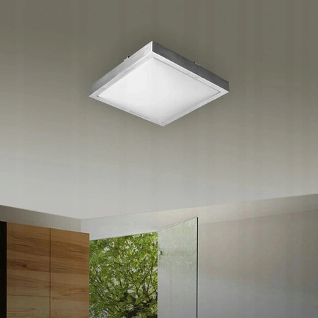 Plafon natynkowy Panel LED 18W 4000K Srebrny Solen IP44 Kwadratowy