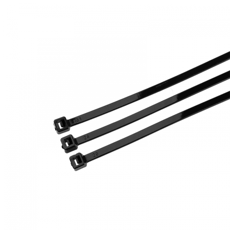 Opaski Zaciskowe Kablowe 3.6x400 mm Czarne UV TRYTYTKI TRYTKI ZIPERKI OK-36400B .MORE 100 szt.