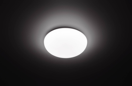 Lampa Sufitowa Plafon LED 12W 1000lm 2700K z Czujnikiem Ruchu i Zmierzchu Biała Shan Philips