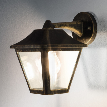 Lampa Ogrodowa Zewnętrzna Kinkiet Elewacyjny LED E27 IP44 Czarny Endura Ledvance