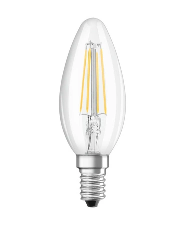 Żarówka LED B35 E14 4.2W = 40W 470lm 2700K Ciepła Biała FILAMENT ŚCIEMNIALNA LEDVANCE