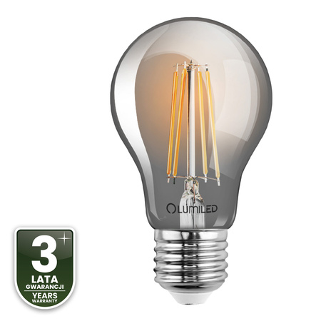 6x Żarówka LED E27 A60 6W = 50W 660lm 2200K Ciepła 360° DYMIONA FILAMENT LUMILED
