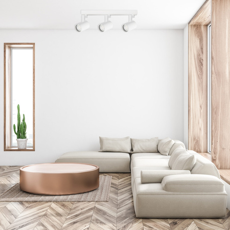 Oprawa Ścienno-Sufitowa Reflektor Punktowy 3x GU10 Biała LYNX Sanico Goldlux