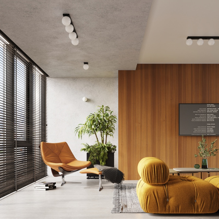 Lampa Ścienna Kinkiet 1x G9 Czarna Yoli French Sky SL.1461 Sollux