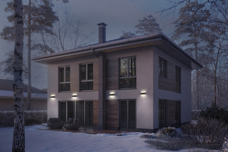 Kinkiet Ogrodowy Lampa Elewacyjna Zewnętrzna LED z Czujnikiem Zmierzchu 7.1W 410lm 3000K Ciepła Ściemnialna Szary IP44 Endura Osram