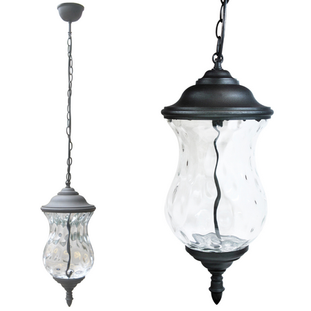 Lampa Ogrodowa Wisząca LED MARSYLIA 9W 3000K Czarna 110cm - GOLDLUX (Polux)