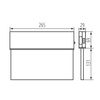 Lampa Znak Awaryjny LED 0.9W = 1.2W5000K Zimny Natynkowa Biała ONTEC Kanlux