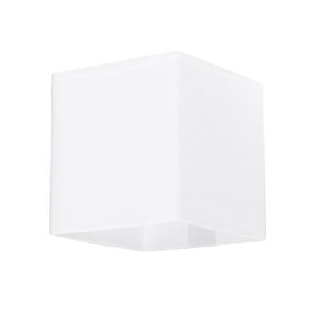 Lampa Ścienna Kinkiet Kostka G9 Kwadratowa Biała Nowoczesna Rico Sollux