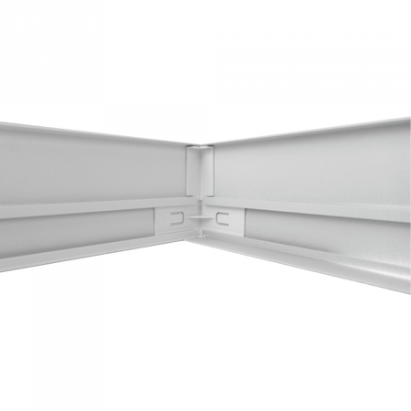 Ramka Zatrzaskowa Natynkowa do Paneli LED 60x60 Aluminiowa 58mm Biała Ecolight