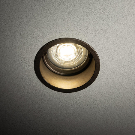 Oprawa Podtynkowa Sufitowa GU10 Brązowa CUP 10790 Nowodvorski