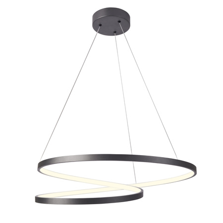 Lampa Sufitowa LED Wisząca Zwis 52W 4900lm 4000K Neutralna Czarna ZEFIRA Sanico Goldlux