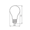Żarówka LED E27 A60 4.5W = 40W 470lm 4000K Neutralna XLED Filament Kanlux