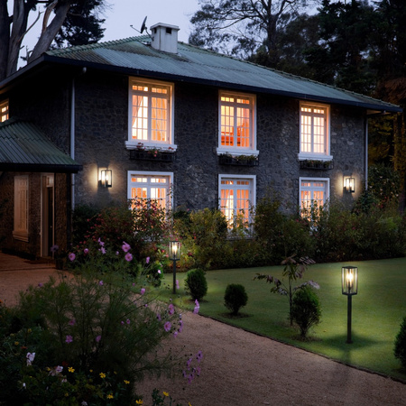 Lampa Ogrodowa Zewnętrzna Stojąca Słupek E27 80cm IP44 Szary Endura Ledvance