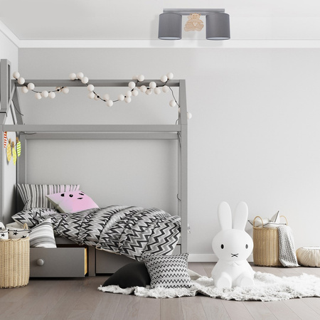 Lampa Sufitowa MIŚ 2xE27 Liniowa Milagro