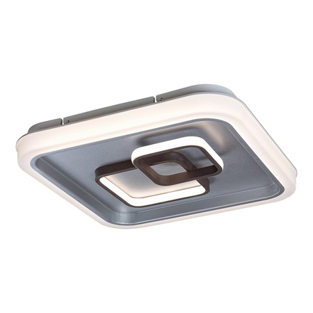 Plafon LED Lampa Sufitowa Oprawa Ścienna Natynkowa 50W 2200lm 4000K Srebrny Minimalistyczny Portia Rabalux